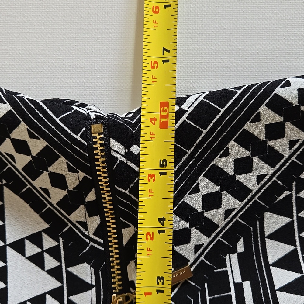 Ivanka Trump Geo print Dress 8 EUC - Picture 6 of 9